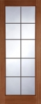 Pattern 10 (10 Light) Leaded External Hardwood Door
